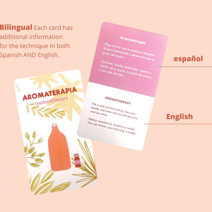 Odd Daughter Paper Co. - Wholesale Tarot Cards - Spanish Support Deck (Bilingual) - Mental Health Card Deck4