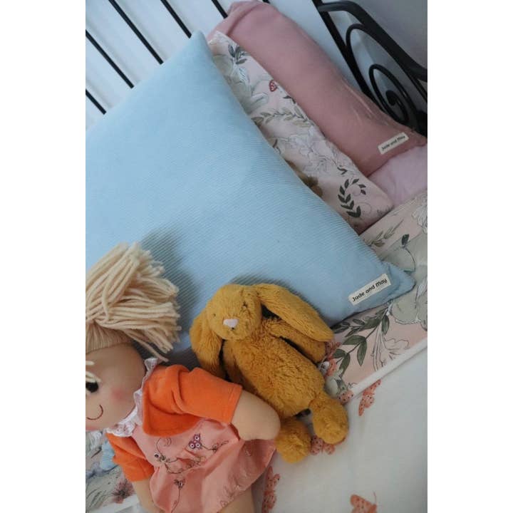 Colourful Cushion - Baby Blue Cord for wholesale by JADE AND MAY