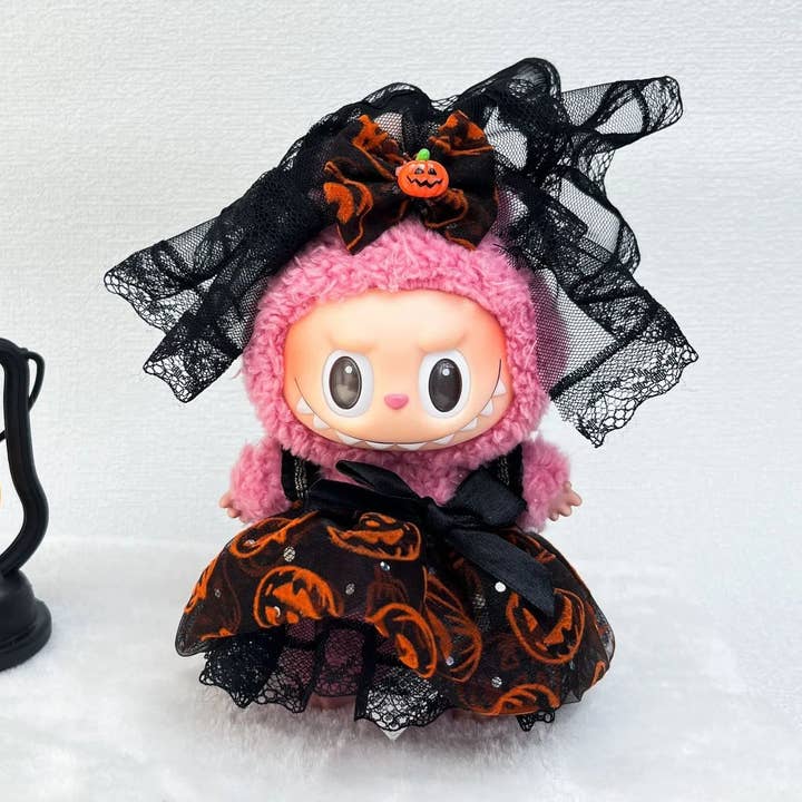 17cm Doll Halloween Pumpkin Outfit Changeable Costume for wholesale by Auraquise