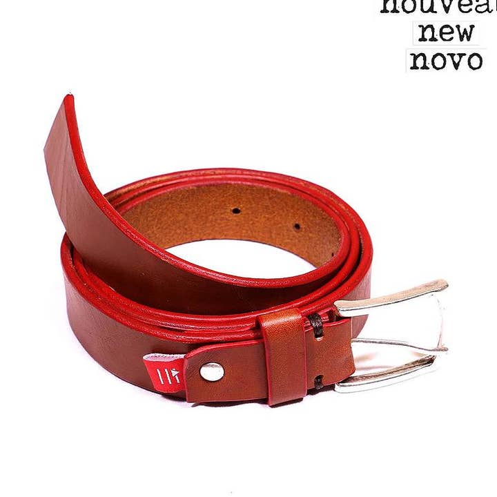 Inferno Belt - camel & red for wholesale by Être - Bracelets & Accessories