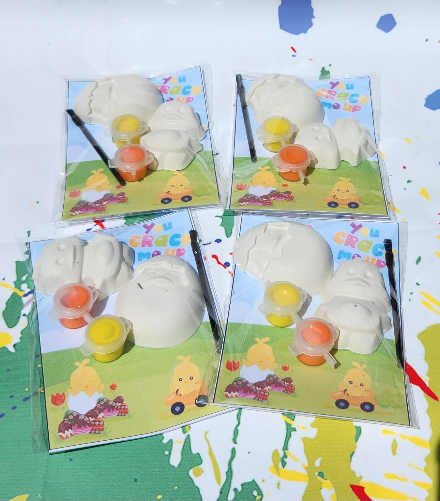 Snazzy Crayons - Wholesale DIY Craft Kit - Kids - Chick & Egg Birthday Party Favor | Party Activity | Painting1