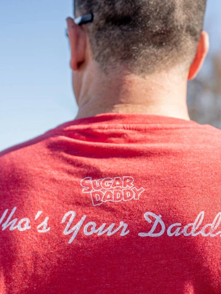 Grandpa Joe's Candy Shop - Wholesale Screen Printed T-Shirt - Unisex - Sugar Daddy Who's Your Daddy? Vintage Candy T-Shirt Tee