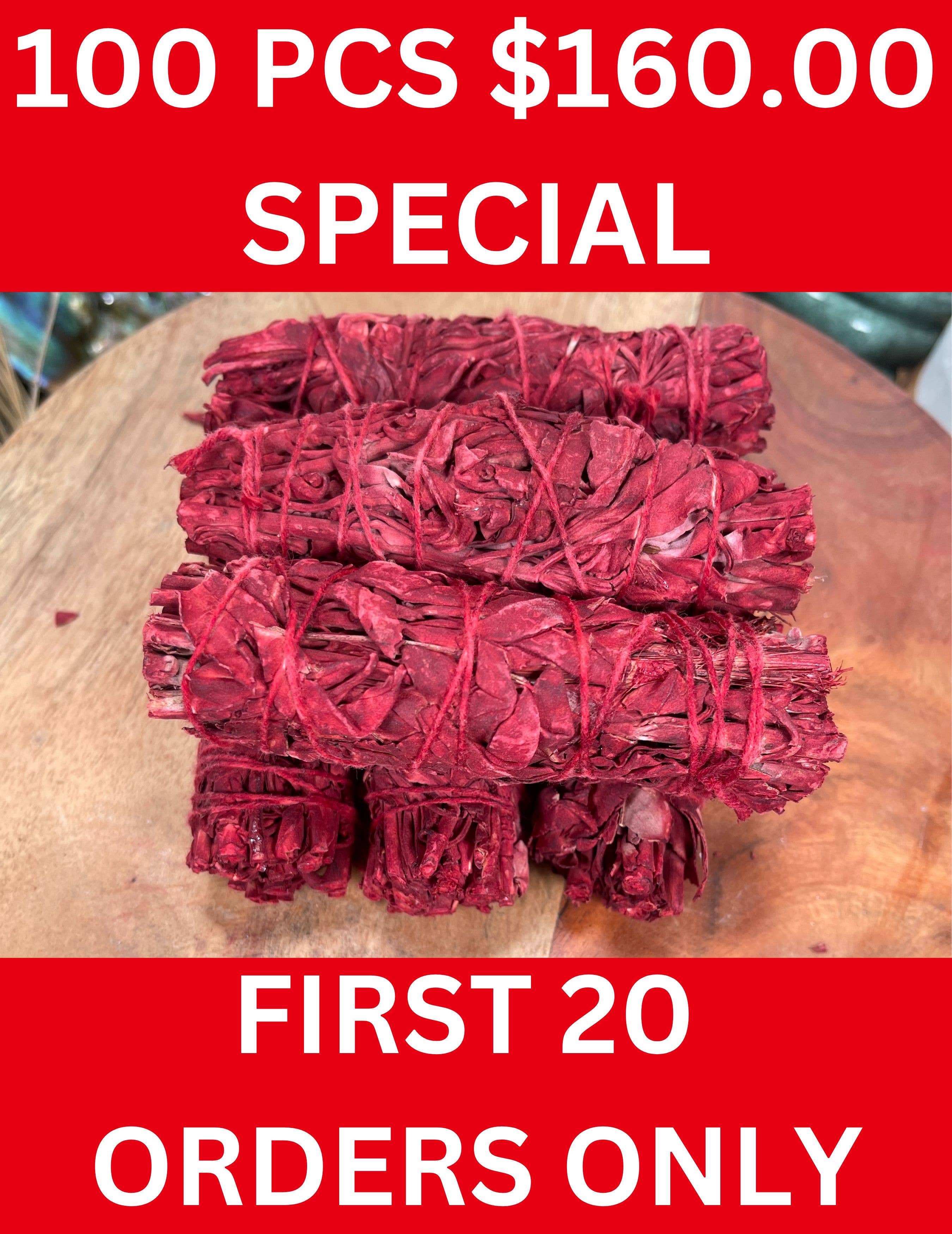 CaNatureLover - Vente Bâton de sauge - 100 bâtonnets à maculer Dragon Blood Sage 160,00 USD SPECIAL