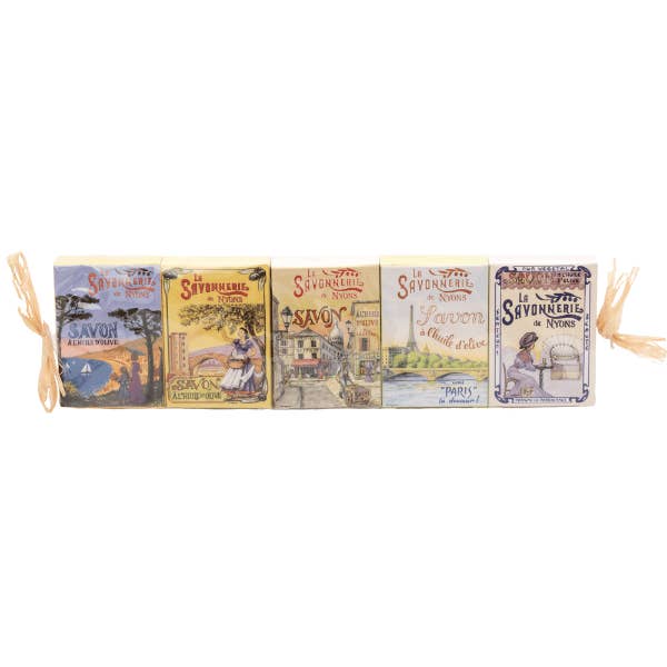 The French Farm - Wholesale Bar Soap - La Savonnerie de Nyons 5 Soap Gift Pack