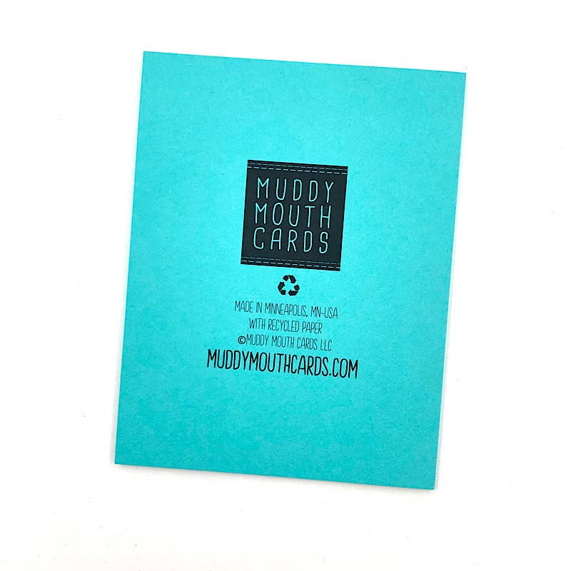 Muddy Mouth Cards - Wholesale Birthday Card - Birthday Fucking Donut Sprinkles on Top Card3