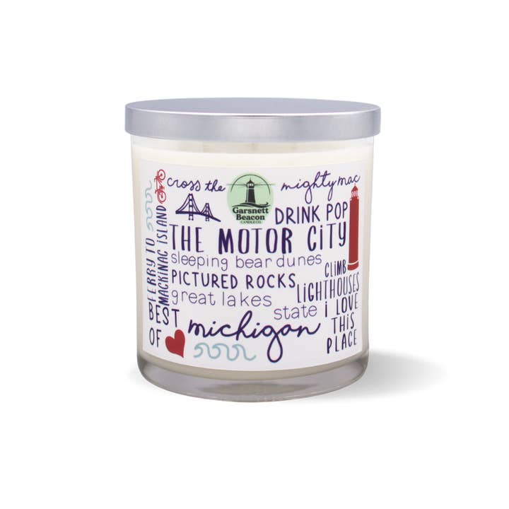 Garsnett Beacon Candle Co. - Wholesale Jar/Filled Candle - Michigan - Things to Do Scented Candle1