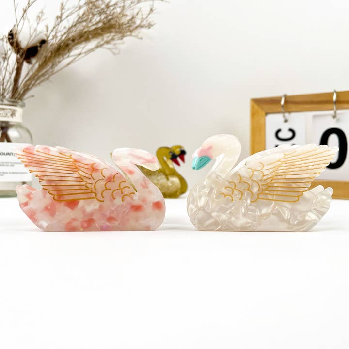 mildstyles - Wholesale Haarclip - Dames - Elegante klauwclip van zwanenacetaat voor dierenhaar2