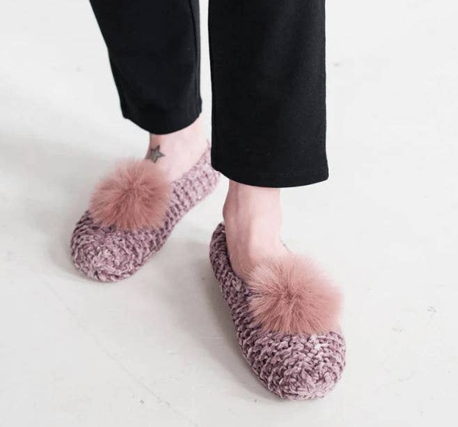 Pudus - Venta al por mayor Zapatillas para casa - Mujer - PANTUFLAS DE BAILARINA RECICLADAS5