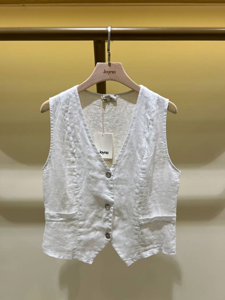 Joyna - Wholesale Suit Vest - Women's - C08894 SLEEVELESS VEST