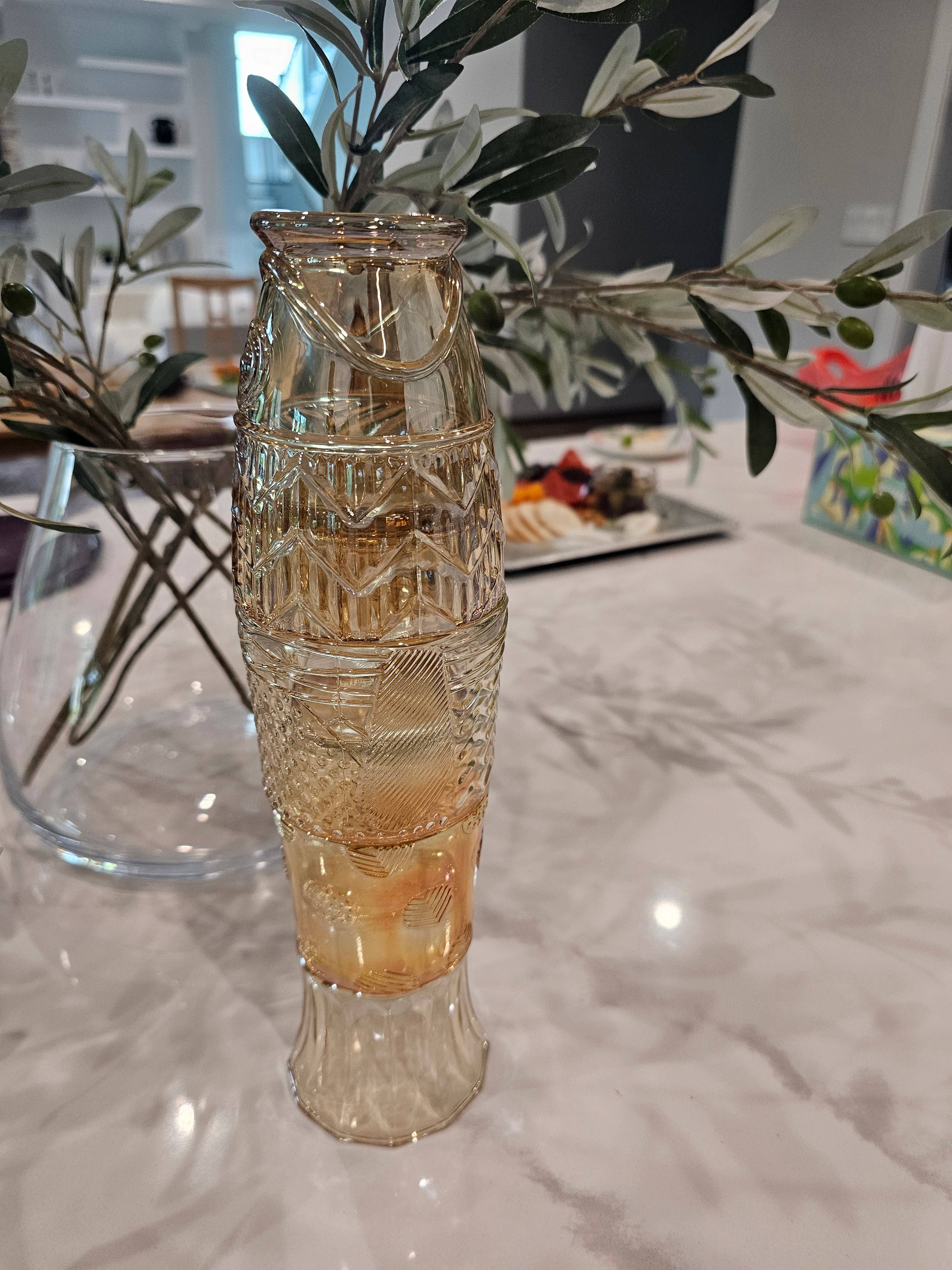 Green Pastures Wholesale - Wholesale Drinking Glass/Cup - Fish Shape Stackable Water Glass Set/Juice Glass7