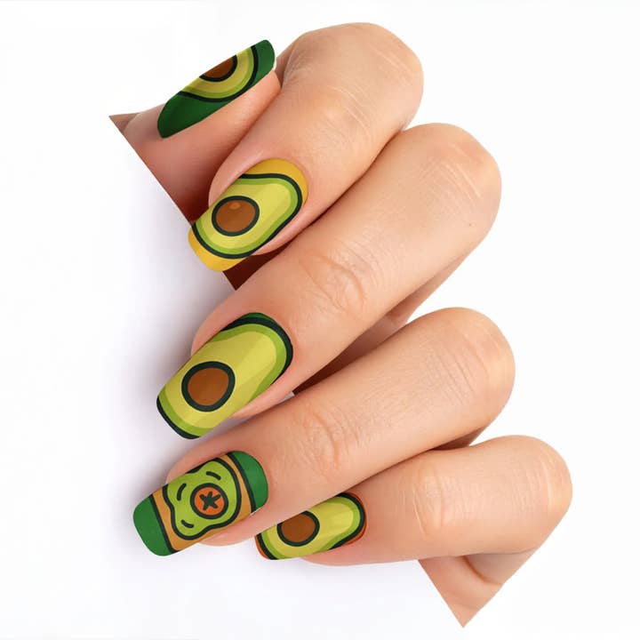 FYNE BODY - Wholesale Press-on/fake nails - Avocado Vibe Blast Avocado Press-On Nails80
