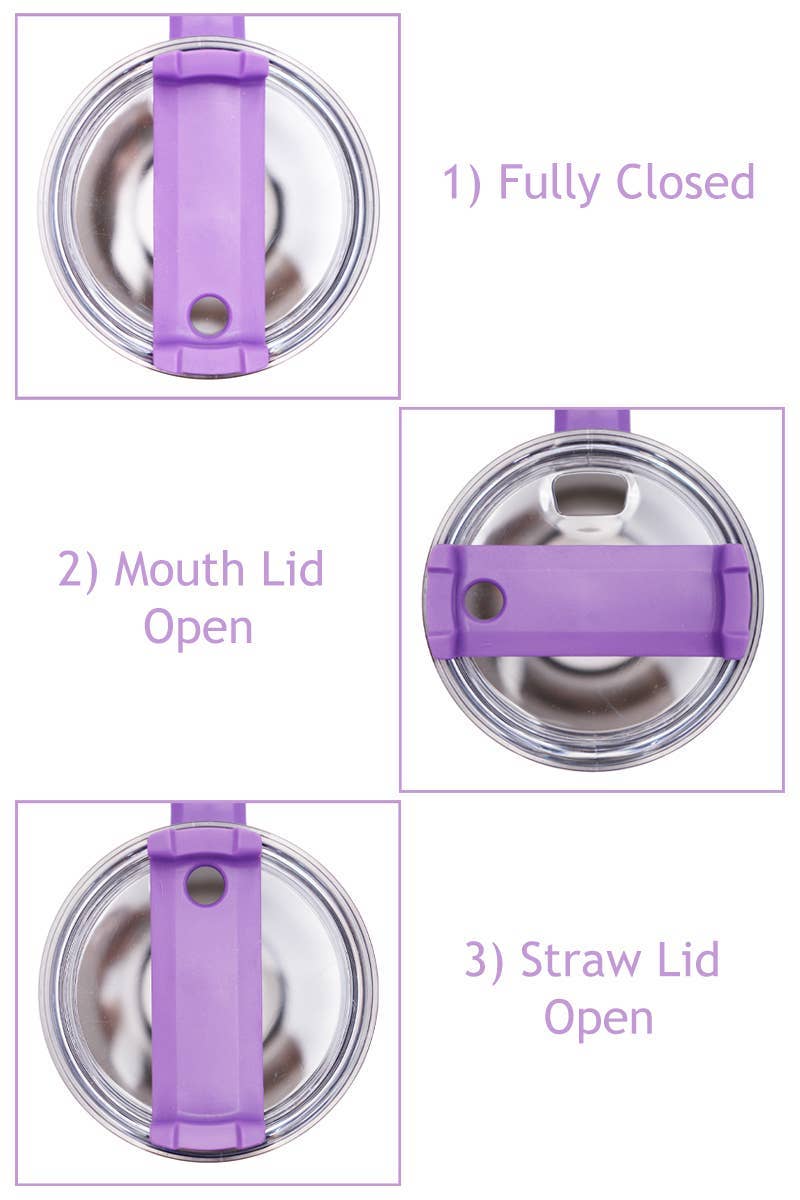 ASSORTI Gobelet isotherme en acier inoxydable à double paroi avec strass et effet ombré bicolore en vente sur Faire5