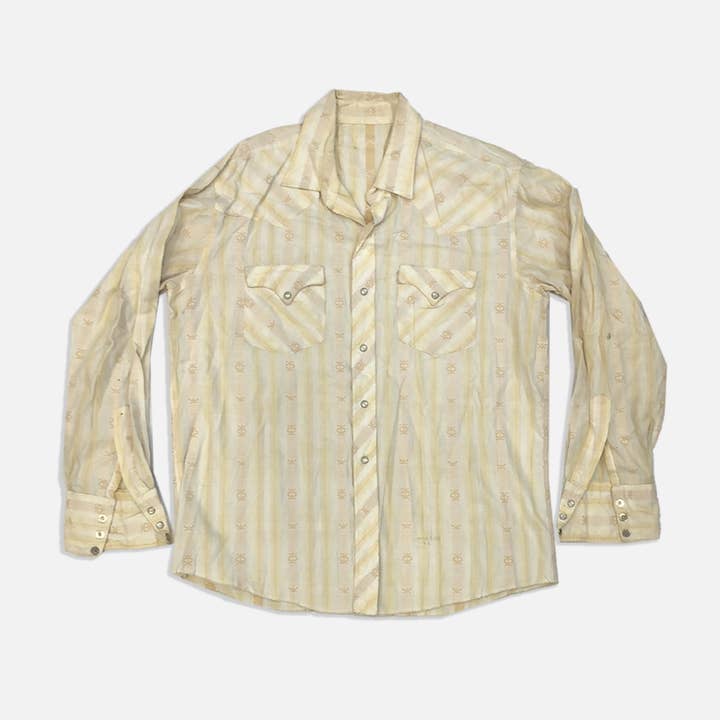 Vintage Western Men’s Long Sleeve Button Up for wholesale by The Era NYC