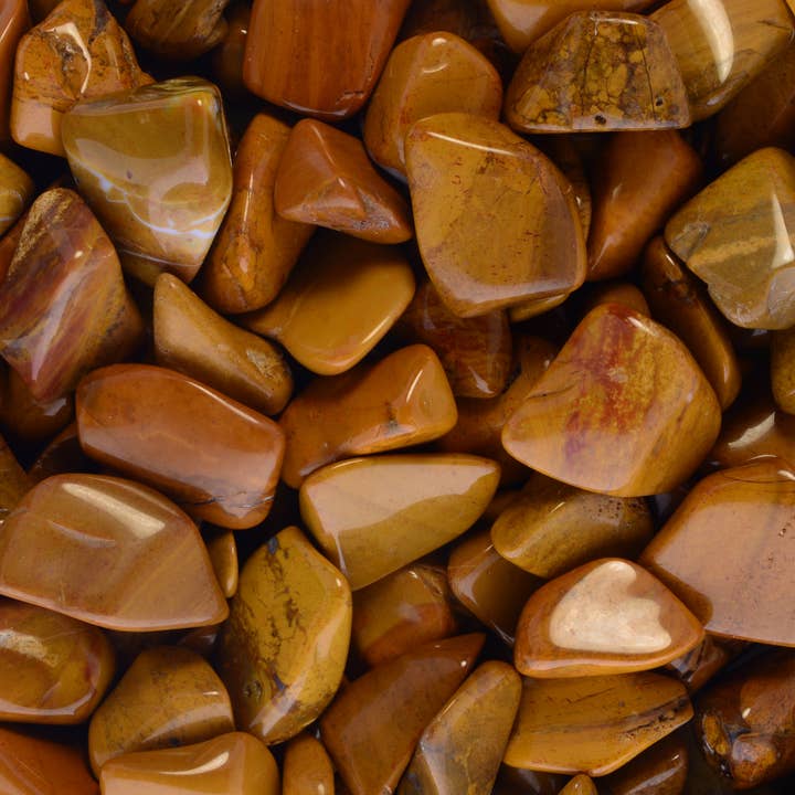 Fantasia Mining - Wholesale Spiritual Stone/Crystal - Tumbled Yellow Jasper - Madagascar (1 lb)