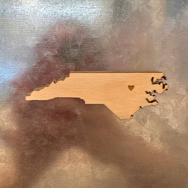 Positively North Carolina - Wholesale Magnet - North Carolina Heart Whiteboard Magnet Office Decor4