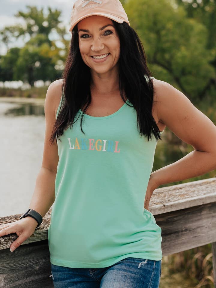 Camiseta sin mangas de mezcla triple para venta al por mayor de Lakegirl