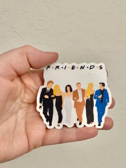 Friends Group- Friends Sticker/Magnet for wholesale by Oily Graphic Creations