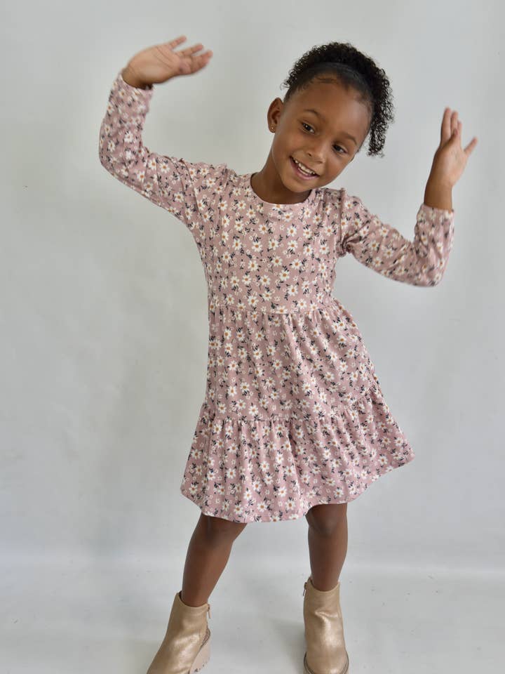 Blush Daisy Dress for wholesale by Areacode407KIDS