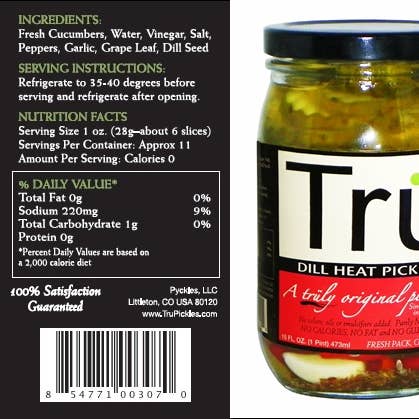 Tru Pickles - Wholesale Pickled Vegetables - Dill Heat Pickles3