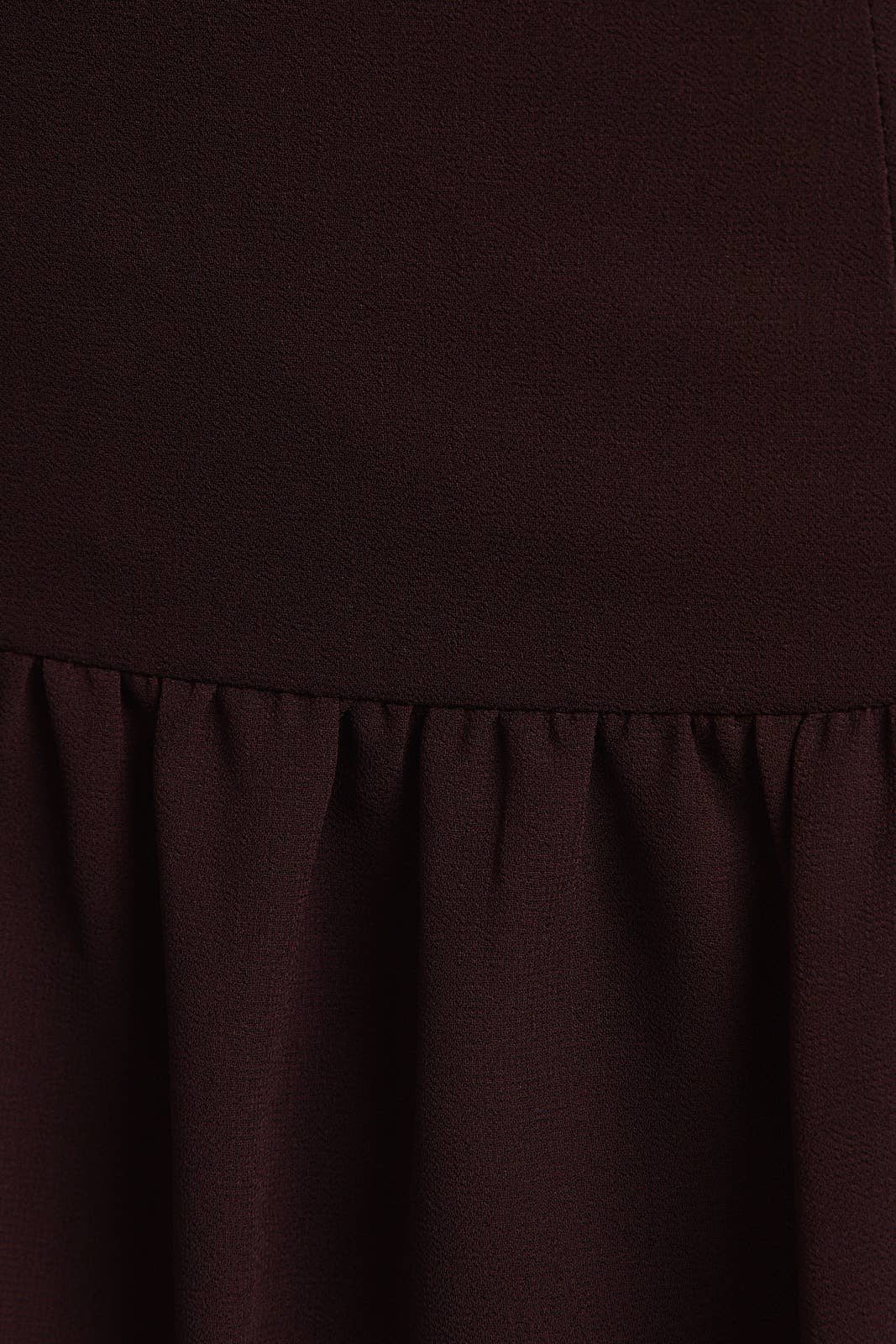 Marron Haut à col halter Jupe en chiffon taille mi-haute en vente sur Faire7