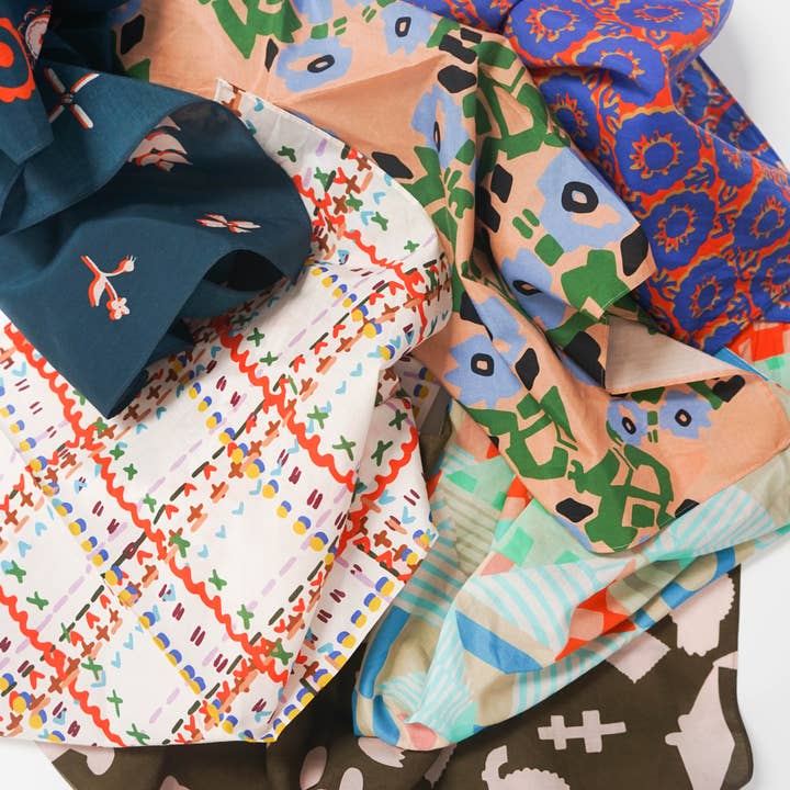 STATE The Label - Wholesale Bandana – Women's - PAINTED QUILT BANDANA6