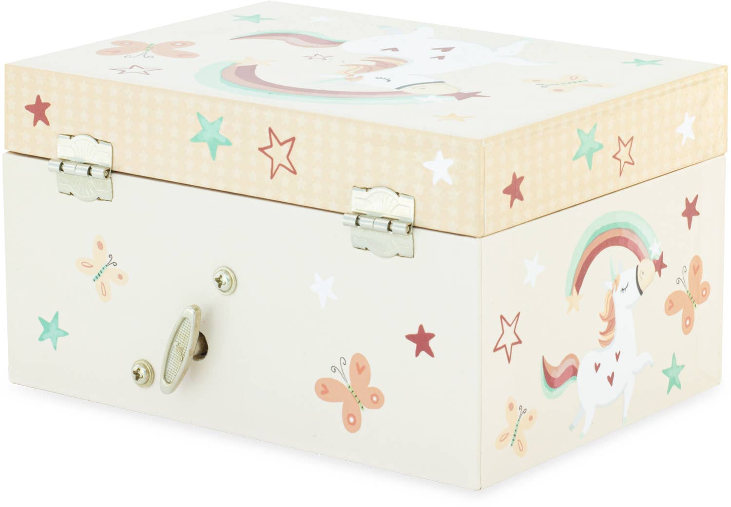 Ulysse Couleurs d'Enfance - Wholesale Muziekdoosje - Kinderen en baby - UNICORN MUZIEKKIST (RECHTHOEK)3