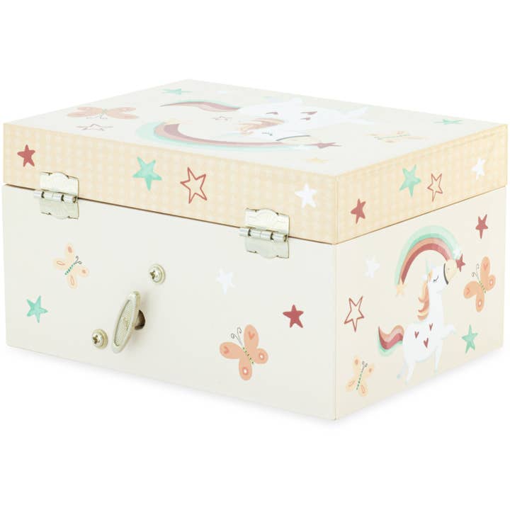 Ulysse Couleurs d'Enfance - Wholesale Muziekdoosje - Kinderen en baby - UNICORN MUZIEKKIST (RECHTHOEK)3