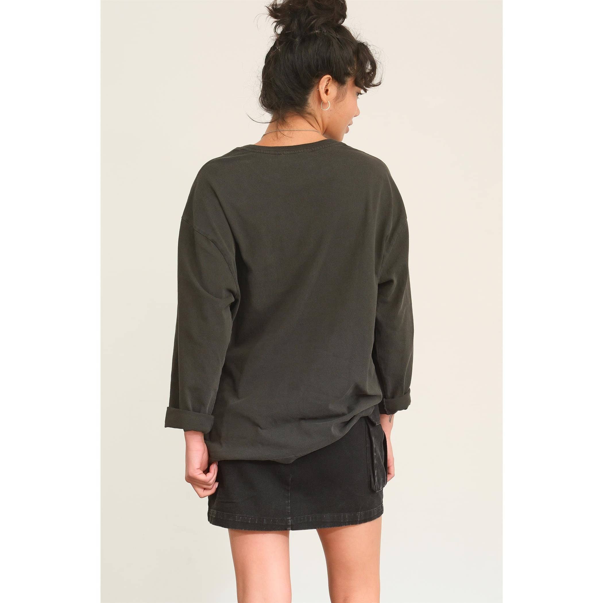 HYFVE - Wholesale Shirt - Women's - Oversized Crew Neck Long Sleeve Tee7