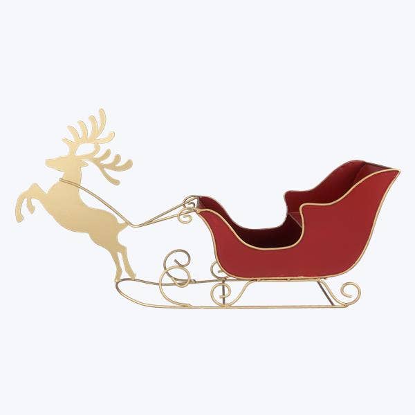 Metal Christmas Santa Sled Christmas for wholesale by Young's