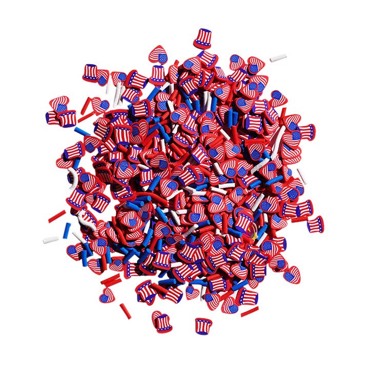 Uncle Sam Polymer Clay Craft Embellishments for wholesale by Buttons Galore & More