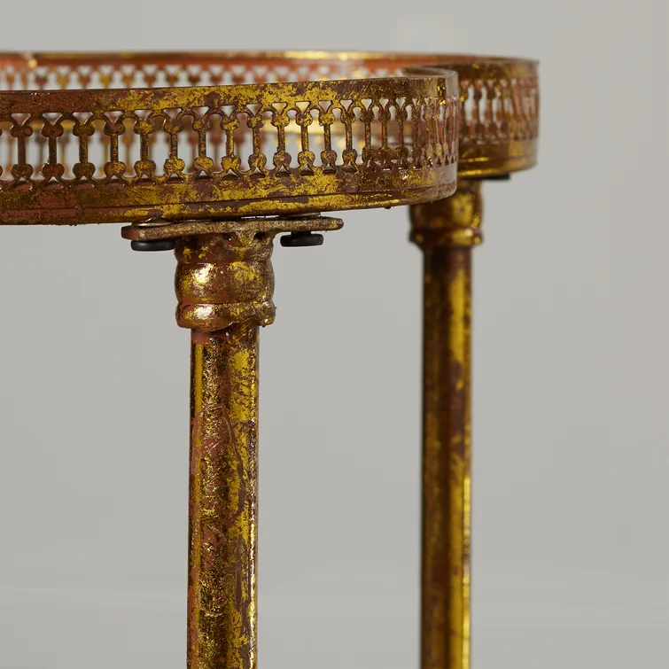 Originals International Ltd - Wholesale Side Table - Clover Mirrored Side Table2