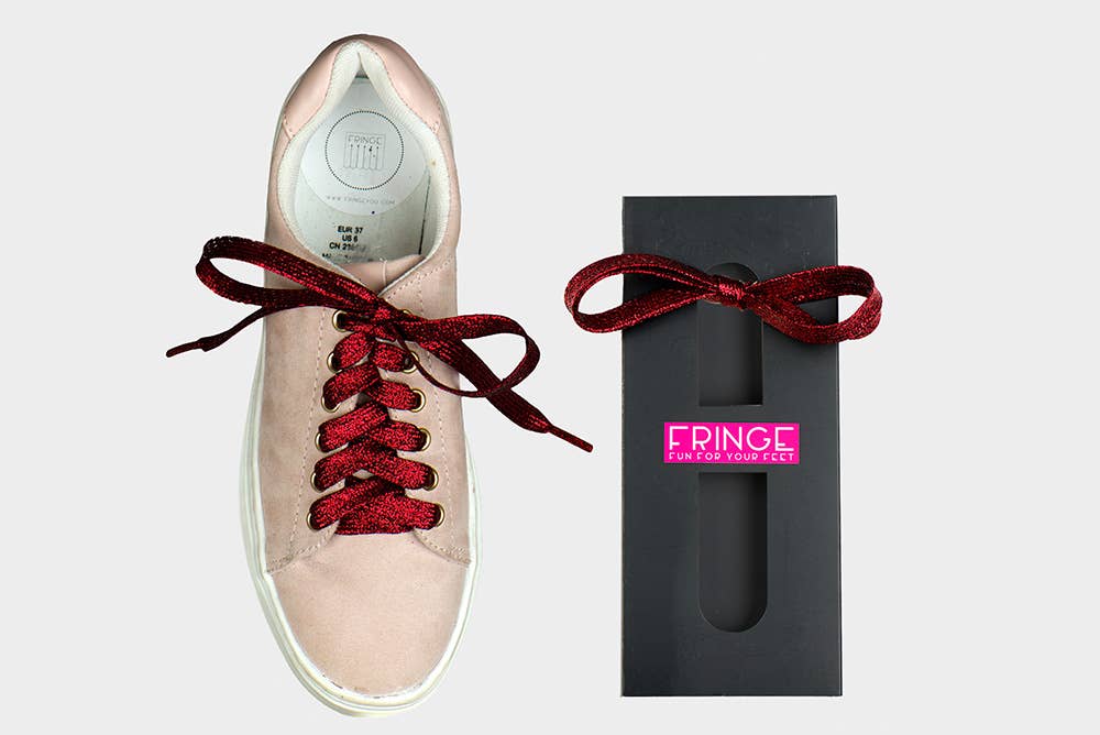 FRINGE - Wholesale Shoelaces - Women's - FRINGE LACES - RED1