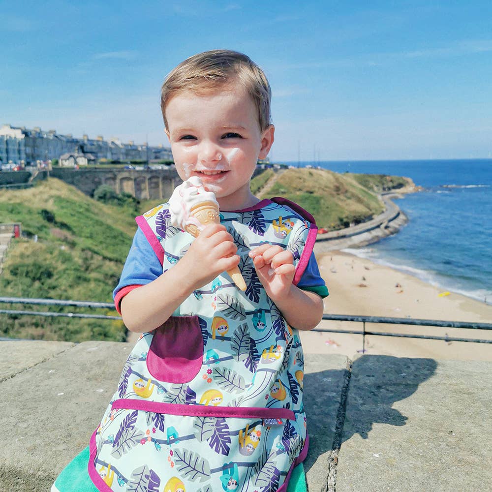 Close - Vente Bavoir - bébés - Bavoir tablier sans manches Pop-in étanche Close pour la diversification alimentaire7