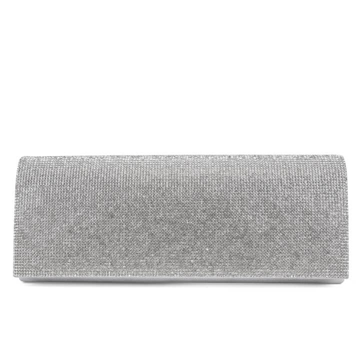 Pochette da sera Jennifer Micro (argento) per la vendita all'ingrosso da parte di Jessica McClintock