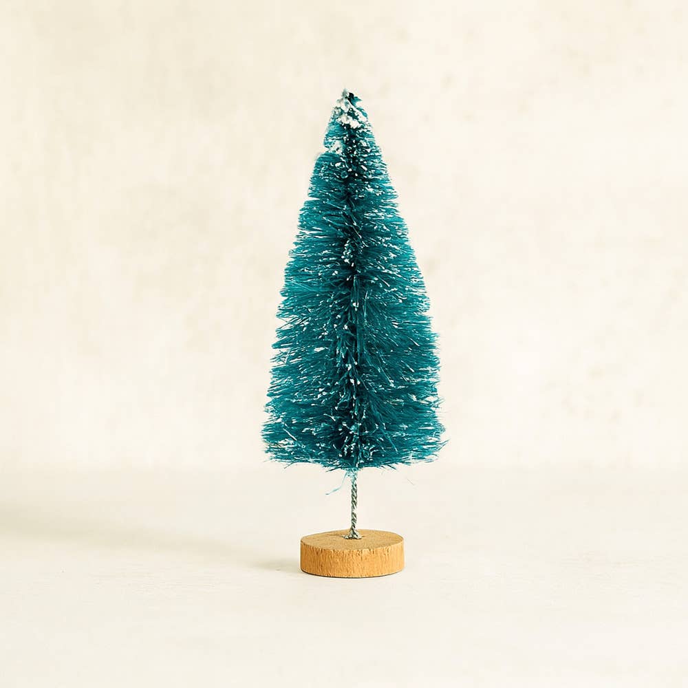 FinchBerry - Wholesale Christmas Decoration - Mini Sisal Bottle Brush Trees – 3.93" (10cm) – Pack of 100