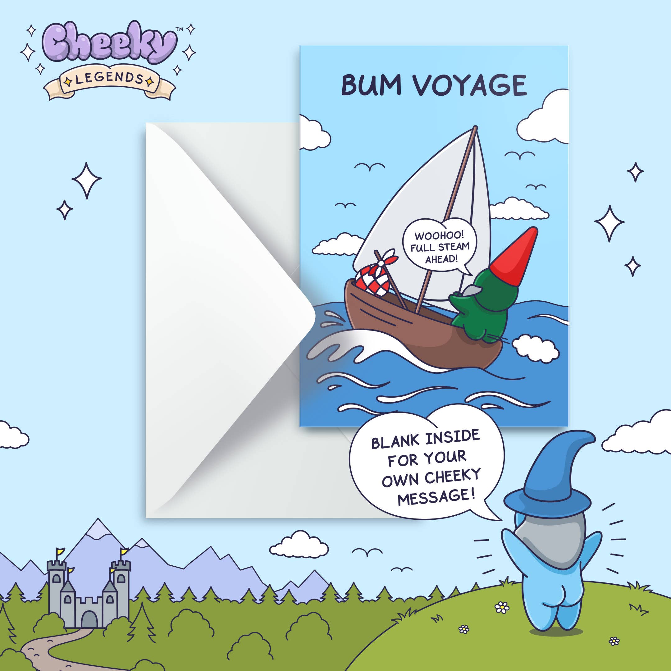 Cheeky Legends - Wholesale Retirement Card - Bum Voyage - Funny Leaving Card, Retirement, Goodbye Card2