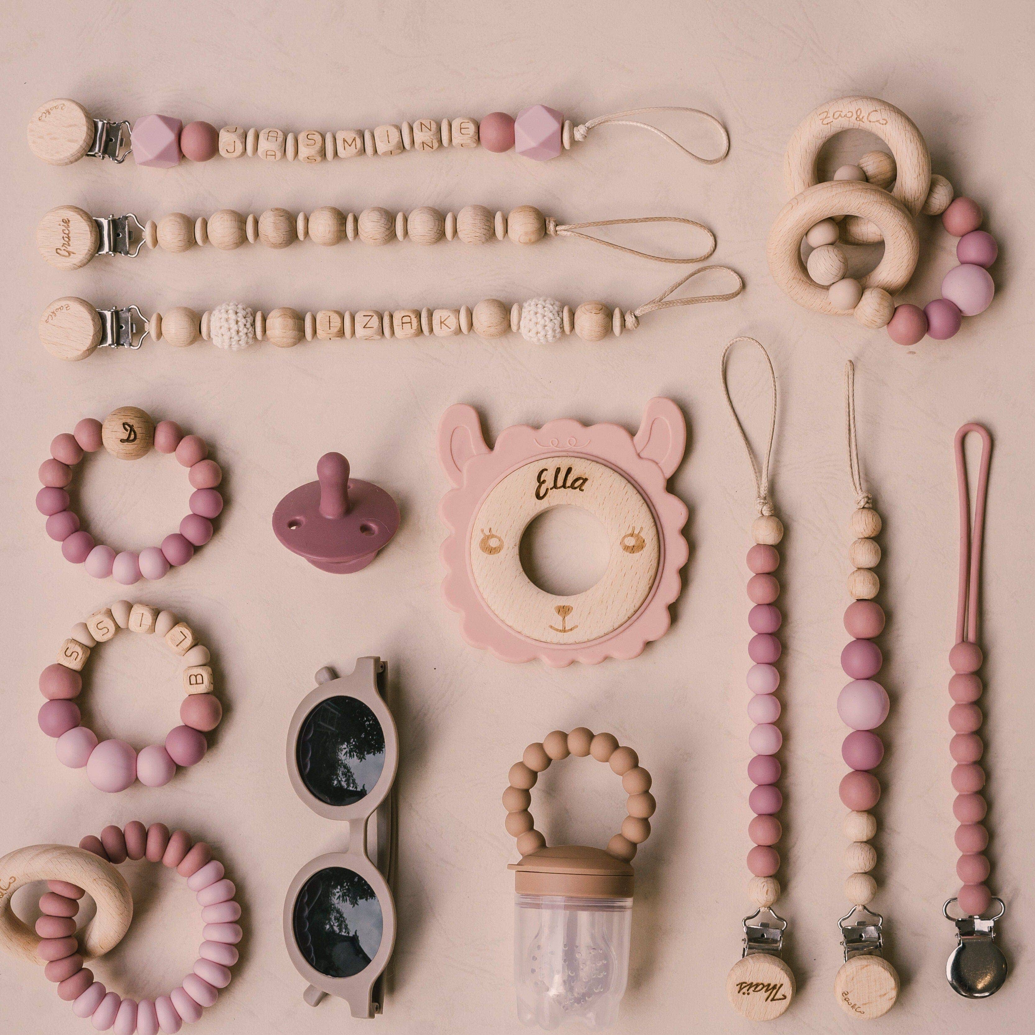 Zao & Co - Wholesale Fopspeenclip - Baby - "Poppy" speenkoord van silicone2