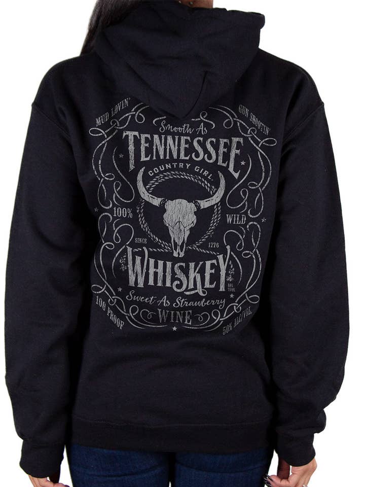 Sudadera con capucha Country Girl® para mujer Tennessee Whiskey para venta al por mayor de Country Girl Store