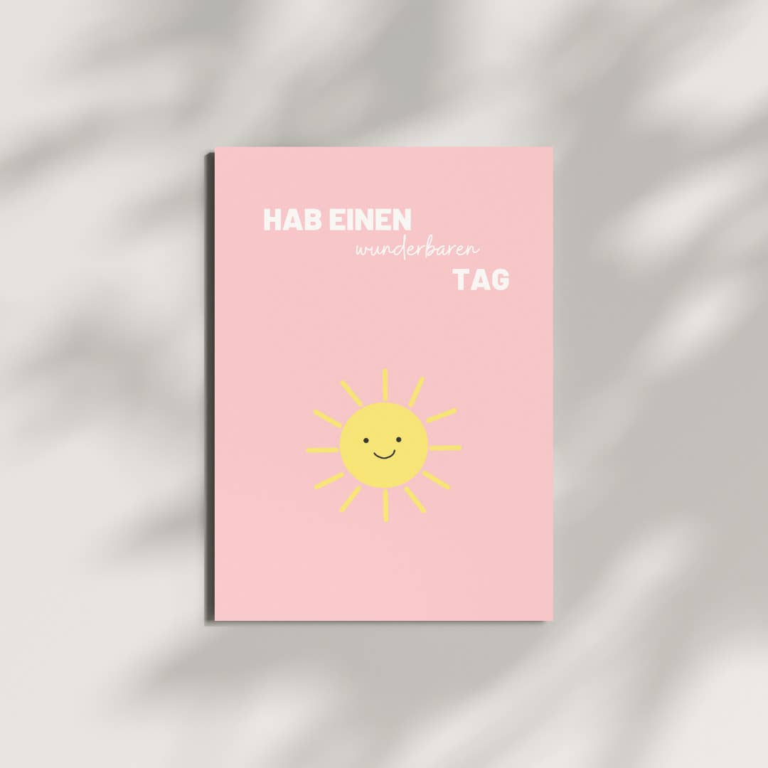 HERR&FRAUHEMPEL - Vendita all'ingrosso Cartoline - Cartolina - HAVE A wonderful DAY