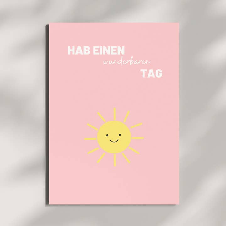 Postcard - HAVE A wonderful DAY for wholesale by HERR&FRAUHEMPEL