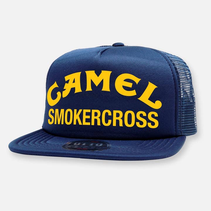 Webig Moto Company - Wholesale Trucker Hat - Unisex - CAMEL SMOKERCROSS HAT