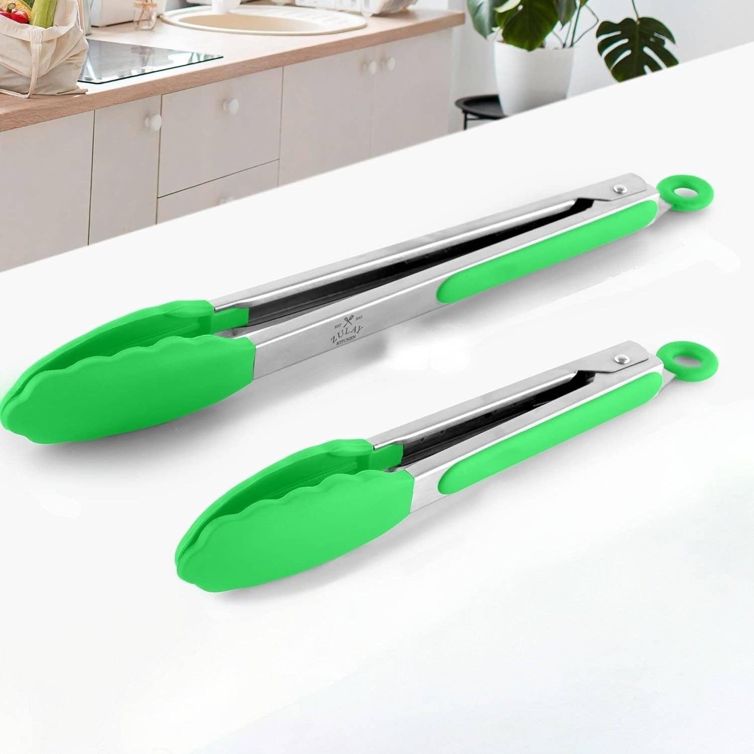 Zulay Kitchen - Wholesale Kitchen Tong - Cooking Tongs With Silicone Tips 9" & 12" - Stainless Steel22