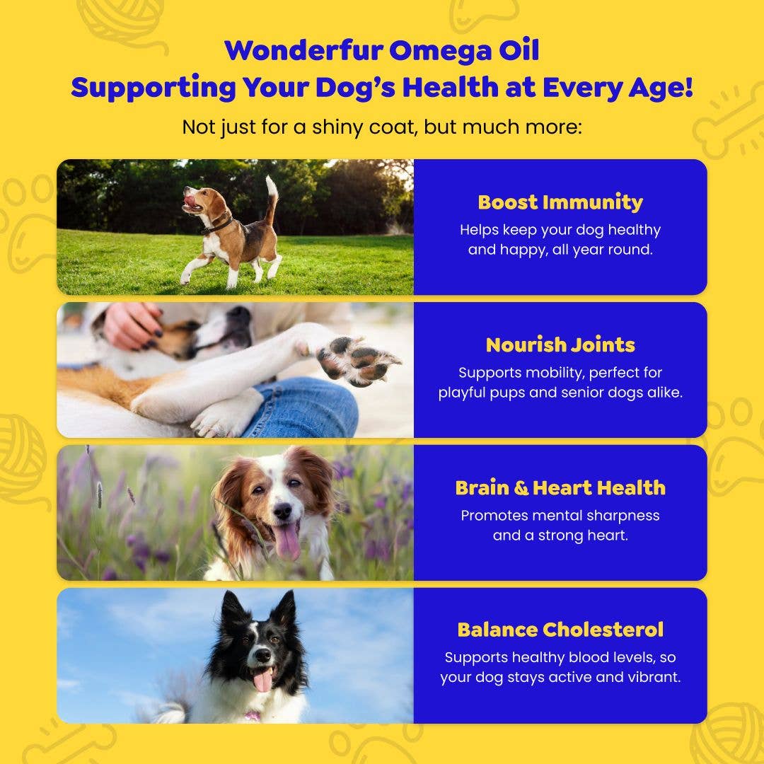 Wonderfur - Wholesale Pet Supplement - Dog - Wonderfur Super Omega Oil for Dogs and Cats8