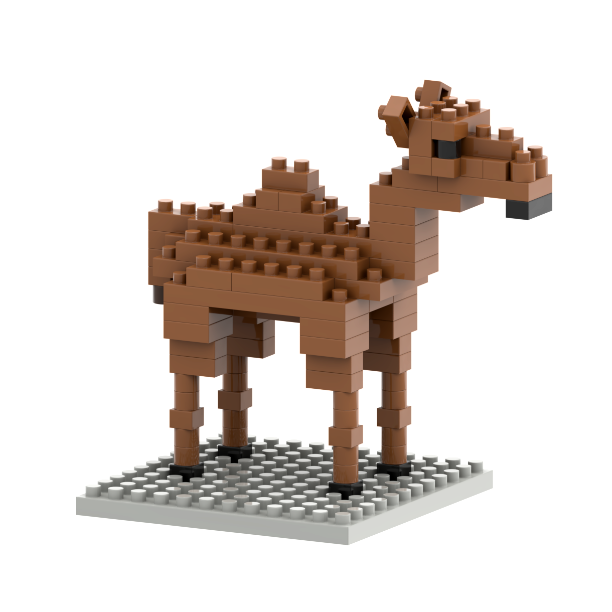 Brixies - Wholesale Doe-het-zelf-speelgoed - Kinderen - BRIXIES kameel bouwset0