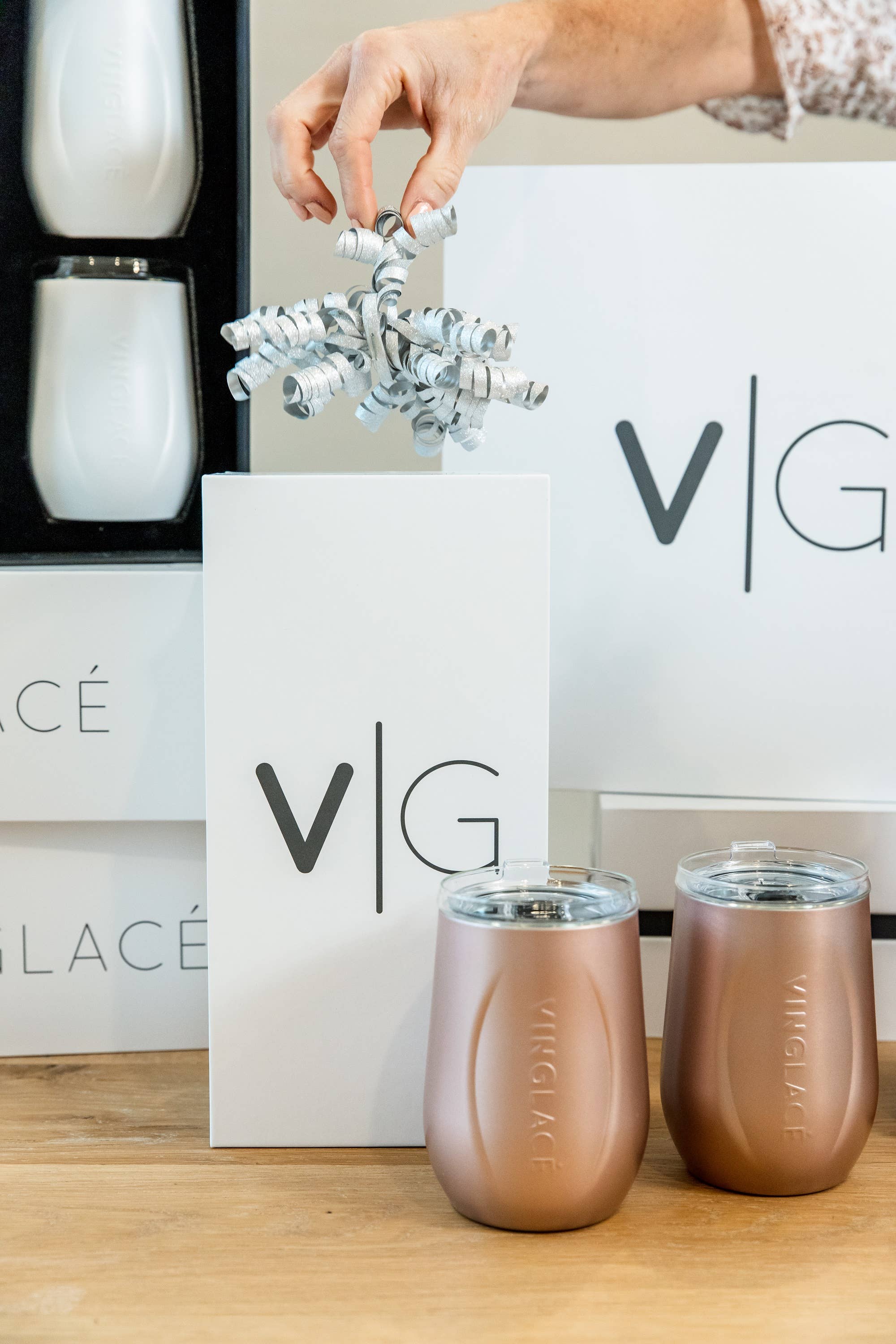 Vinglacé - Wholesale Wine Gift Bag - Wine Gift Sets with Glass Lined Wine Glasses7