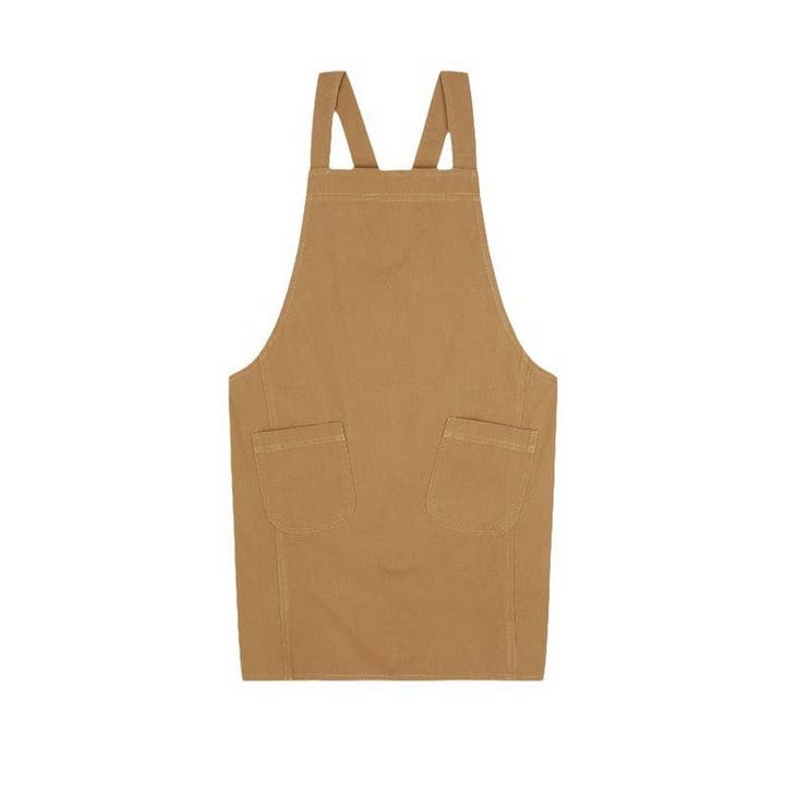 ACCITY - Wholesale Apron - Waterproof Solid Color Linen Aprons with pockets_CWMM33034