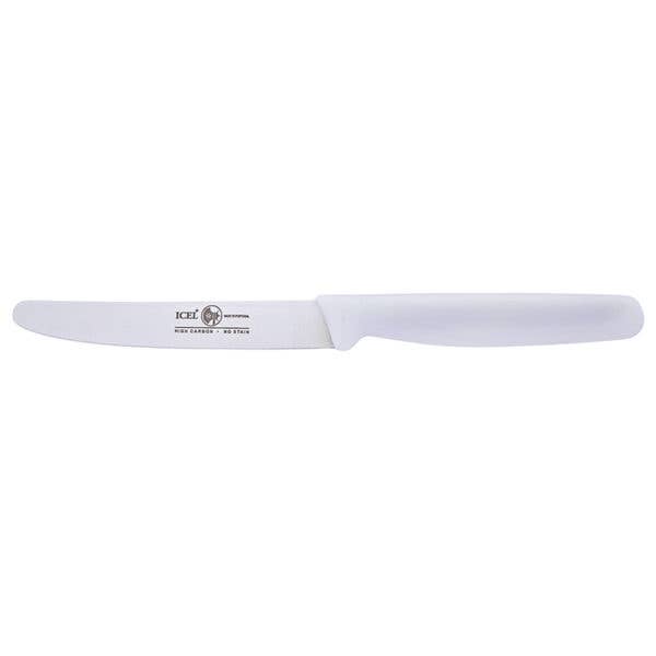 ICEL USA - Wholesale Kitchen/Utility Knife - 4.25" (110mm) safer rounded tip, straight edge paring knife1