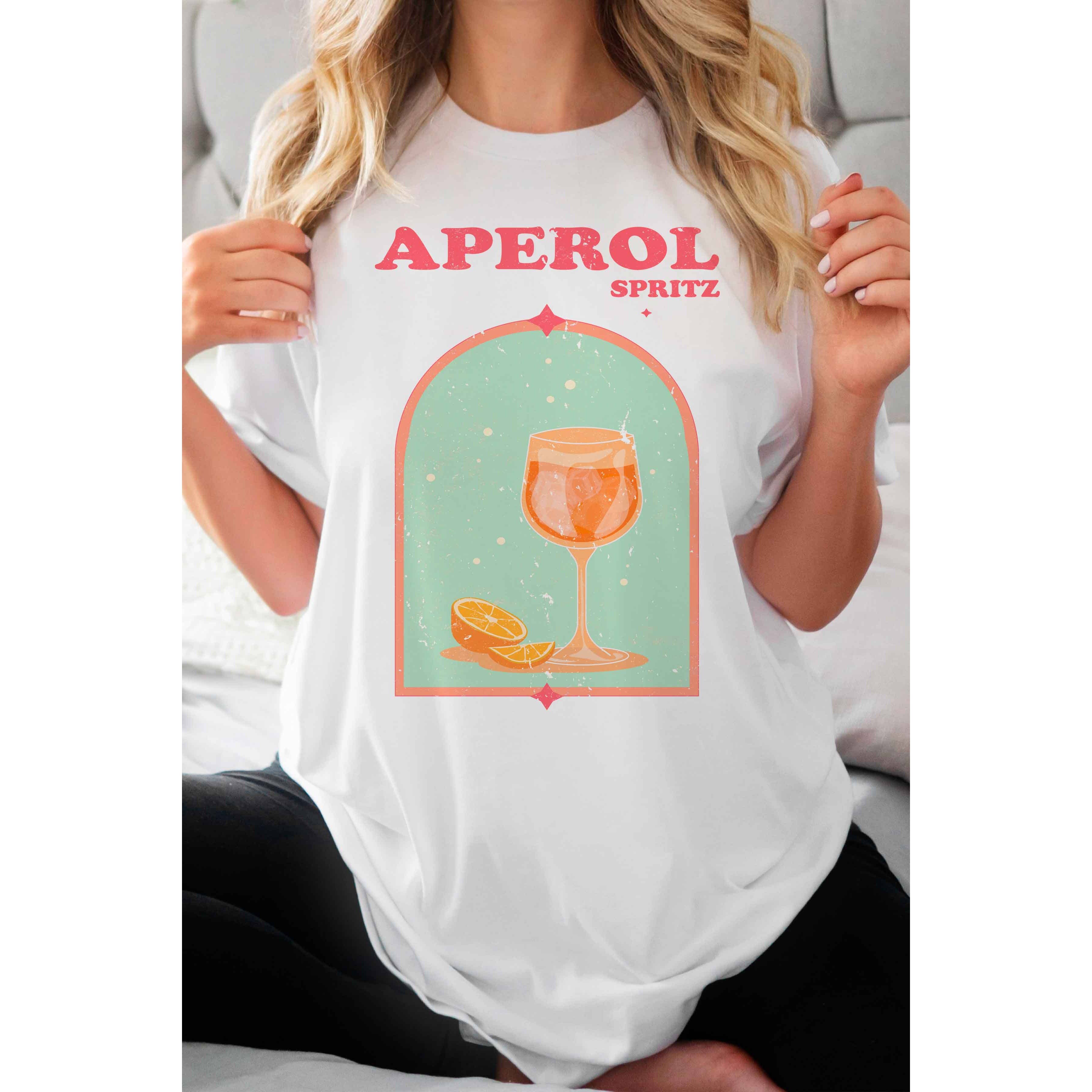 BLUME & CO. – Engroshandel T-shirt med print - Dame – APEROL SPRITZ grafisk t-shirt4