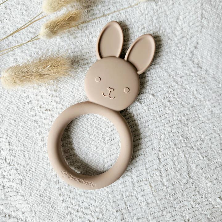 Rabbit Teether - Sand for wholesale by Rammelaartje