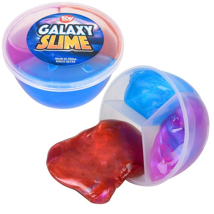 La Luna Bella - Toys - Wholesale Putty/Slime - Kids - 2.25" GALAXY SLIME TUBS LLB Slime & Putty